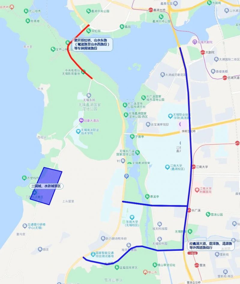 6686：无锡赏花季交通信息汇总（管制+停车+公交专线）(图2)